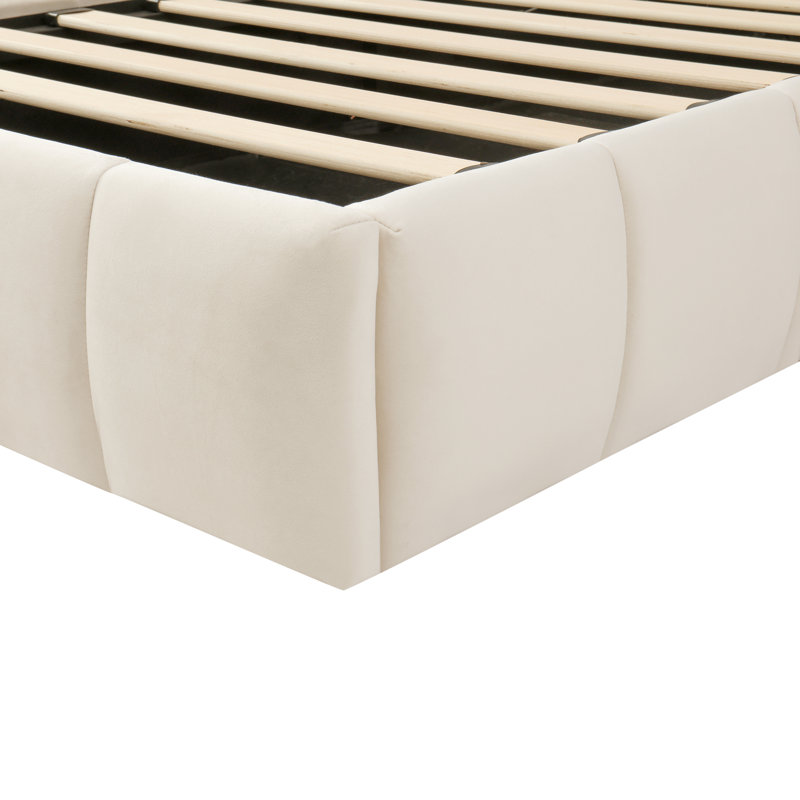 Bed, Beige