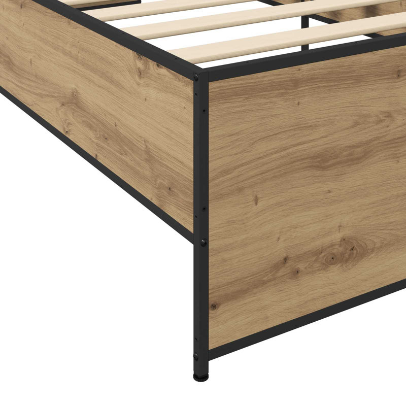 Bed Frame, Artisan Oak
