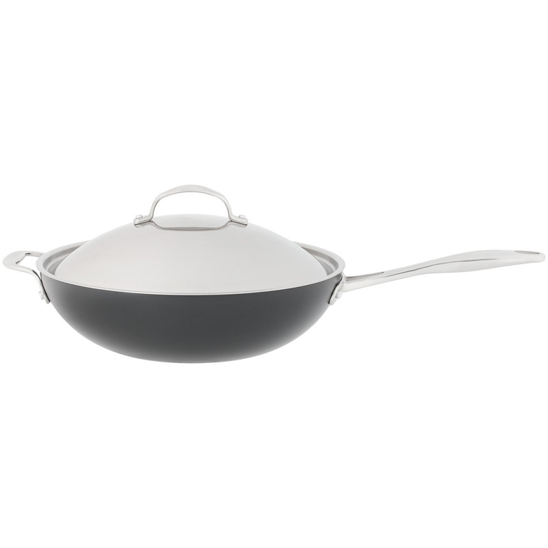 Stellar Element (Hard Anodised) Stainless Steel Wok with Lid