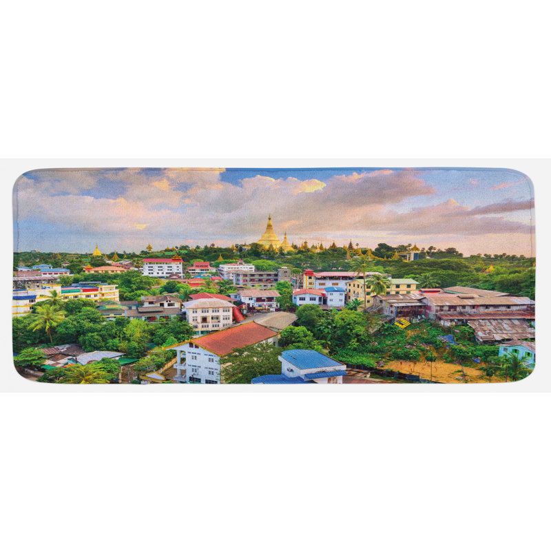 Tapis de cuisine paysage