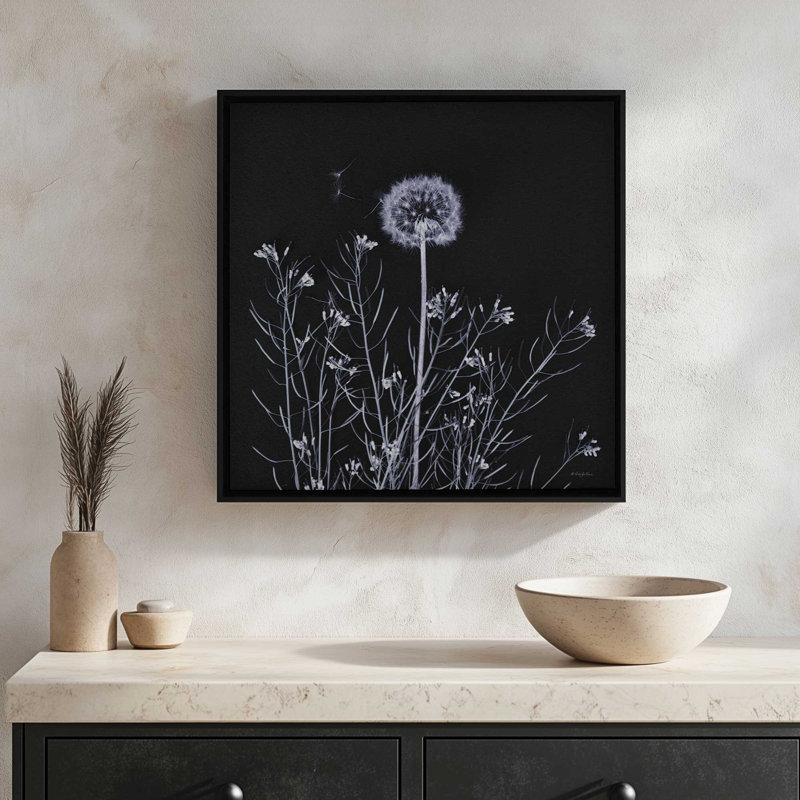 «Spring Gathering I» par Robin-Lee Vieira, reproduction d'art, 12 W x 12 H, Maple, Framed Canvas