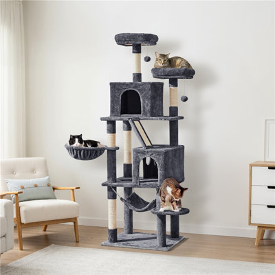 Grand arbre à chat multi-niveaux 71,5 pouces Dametra