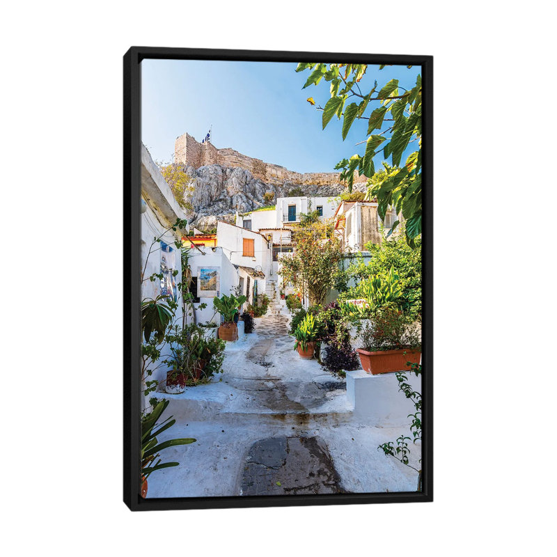 Athens, Greece XI by Nejdet Duzen - Print on Canvas, Black Framed, 101.6 cm H x 66.04 cm W