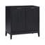 Armoire d'appoint en bois d'hévéa à 2 portes-1447514024
