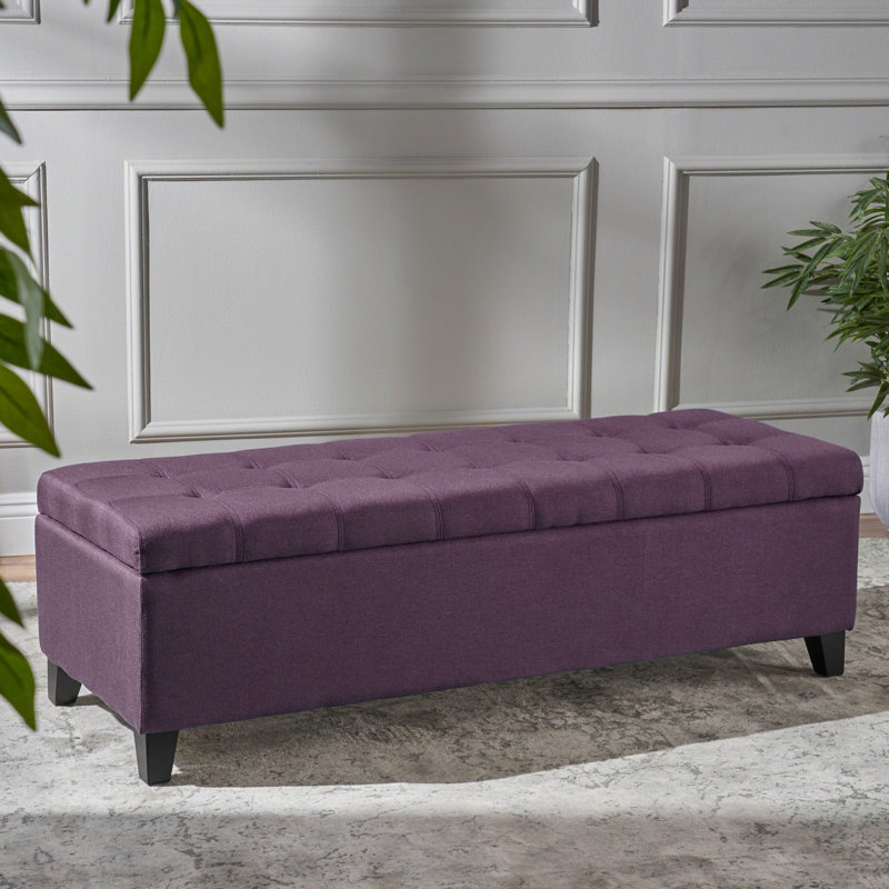  Banc de rangement Mirga, Mauve