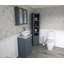 Slimline Compact 515mm Free-Standing Cloakroom Vanity Unit-413868122