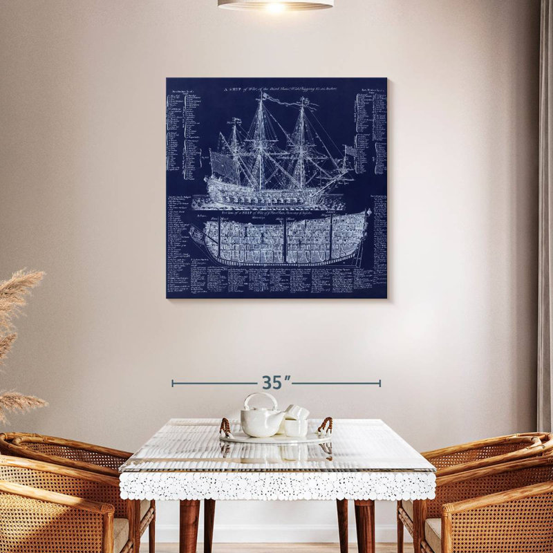 Laelle British War Ship Blueprint