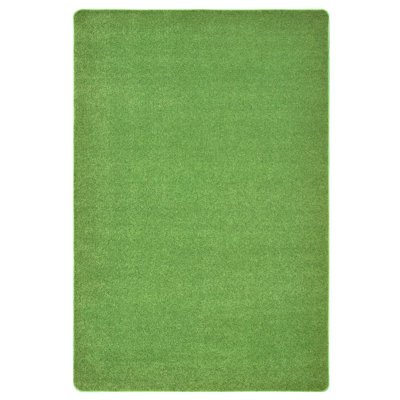 KIDPlush™ Solids Tufted Limeaid Green Area Rug