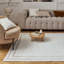 Carmel Modern Bordered Cream/Beige Area Rug-128552595