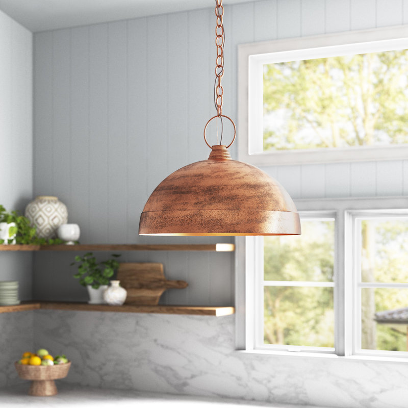 Sudhir 1 - Light Vintage Copper Shaded Pendant