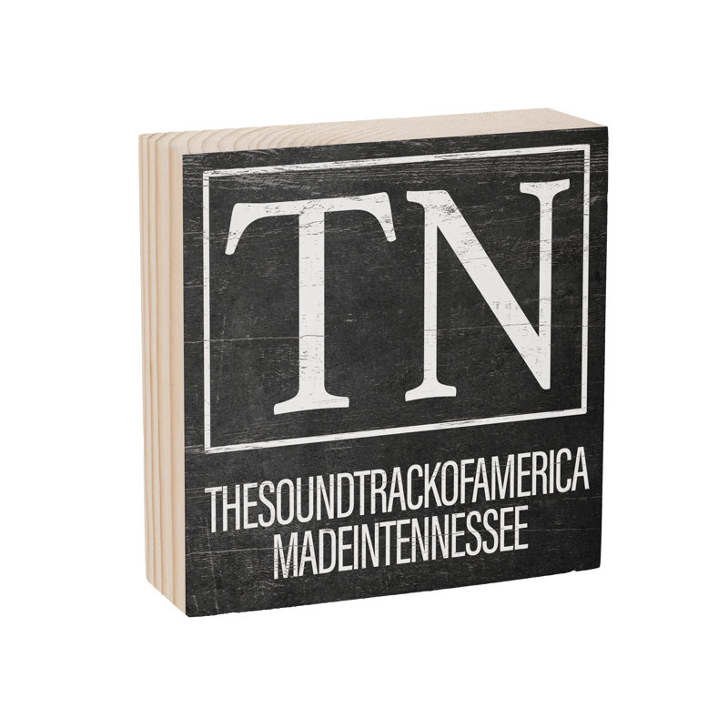 State Wooden Plock Tennessee 6x6"