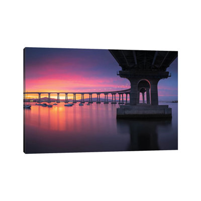 Coronado Bridge III by Moises Levy - Wrapped Canvas Print