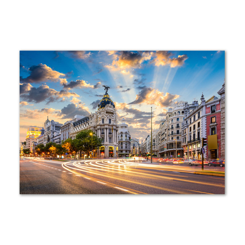 Madrid Spain - Wrapped Canvas Print