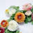 19” Artificial Peony Flower Wreath for All Seasons Farmhouse Indoor Outside Wall Window Decor -1485593985