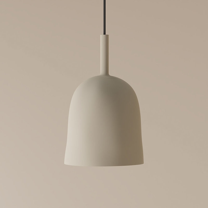 Vessel Pendant Light, Black, Sand, 24.5'' H x 9'' W x 9'' D