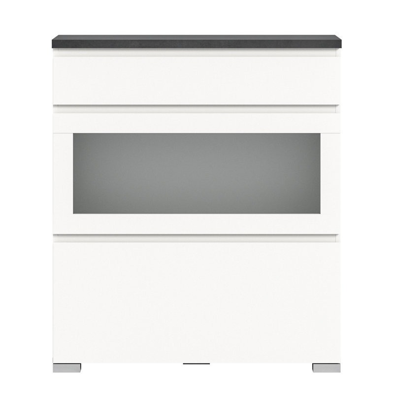 Shoelove Shoe Cabinet, Black/White