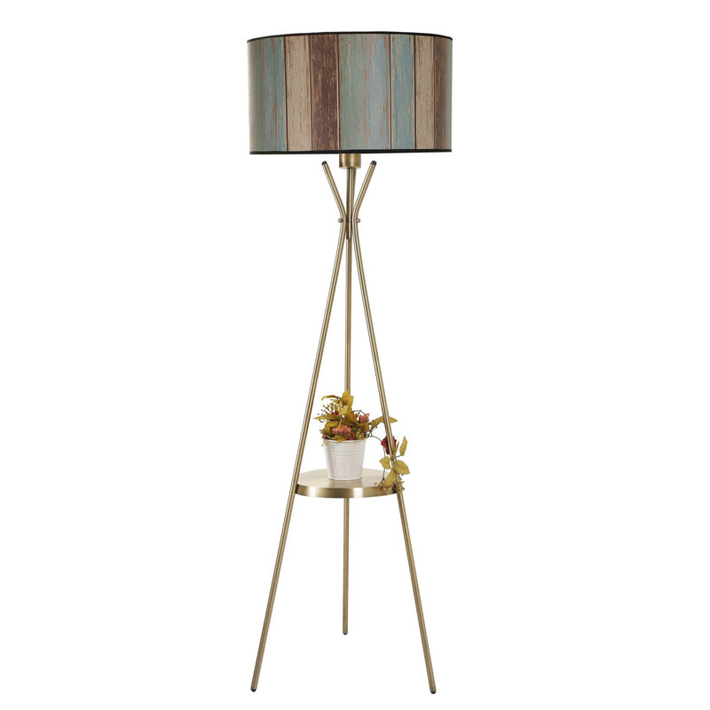 Key Vista 158cm Multicolor Tray Table Floor Lamp