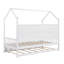 Lit simple en bois avec lit gigogne et lit pour enfant