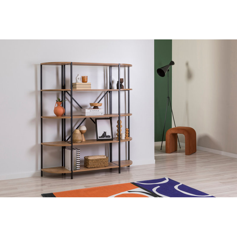Baugus 155cm H x 139cm W Standard Bookcase