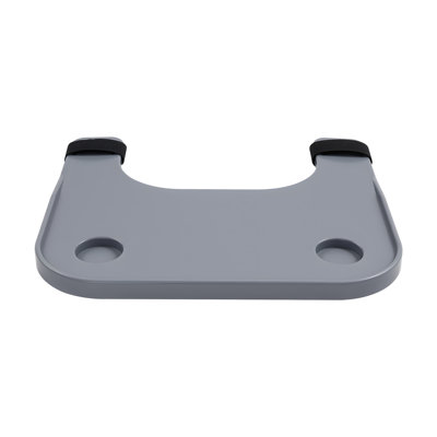 Plateau de table en fauteuil roulant avec capacité de charge totale de 110,23 lb, plateau de table en fauteuil roulant avec porte-gobelet pour fauteuil roulant avec accoudoirs espacés de 15,75 à 19,69 po