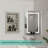 17.5"W X 4"D X 20.3"H Wall Niche Double Shelf Wood Recessed Shower Niche Cabinet Rectangle-852449492
