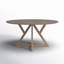 Nuria 60" Light Brown Wood Dining Table