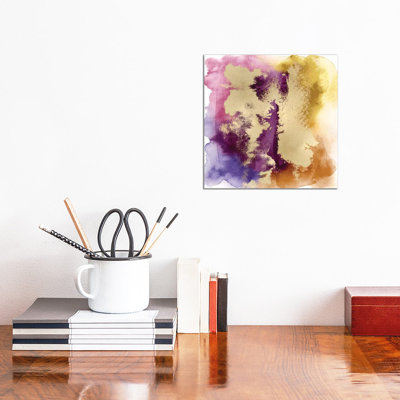 Magical Mist With Gold II by Bella Riley - Wrapped Canvas Painting