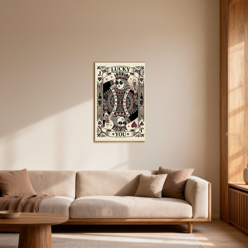 «Fashion Lucky Queen», carte à jouer, H 16 po x l 24 po