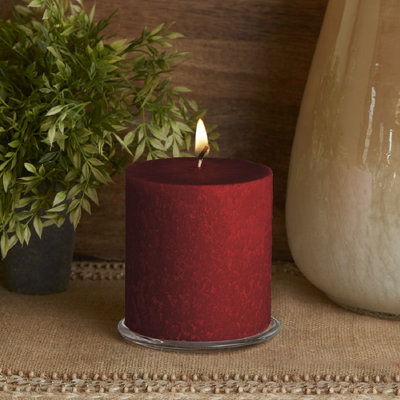 Timberline Unscented Pillar Candle