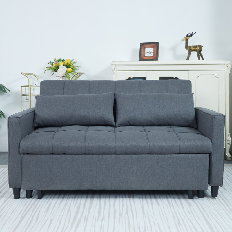 Myleen 2 Seater Linen Sofa Bed