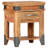 Solid Wood End Table with Storage
