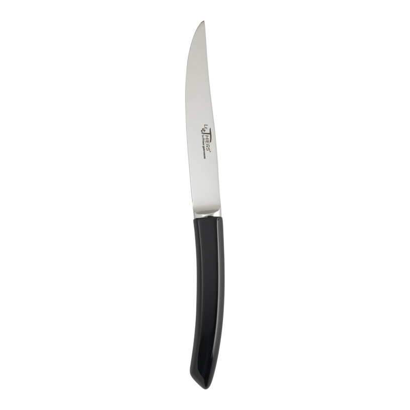 Olive Wood Handle Stainless Steel 4-Piece Steak Knife Set