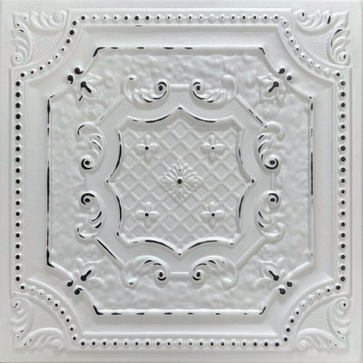 Bijou And Bee Bee 1.6 Ft. x 1.6 Ft. Glue-Up Polystyrene Ceiling Tile