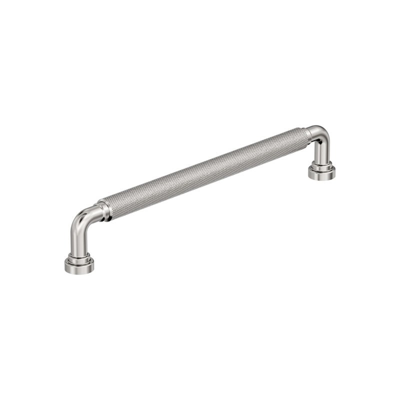 Poignée d'armoire de centre à centre Collet (96 mm), Nickel poli, 7 9/16"