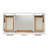 Thornaby 42'' Solid Wood Single Bathroom Vanity with 1.5'' Carrara Marble Top-750411463-783677835
