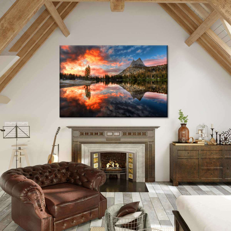 «Yosemite Park Sunset» sur toile, H 20 po x l 30 po x P 1,25 po