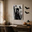 Art mural sur toile noir et blanc-244961833