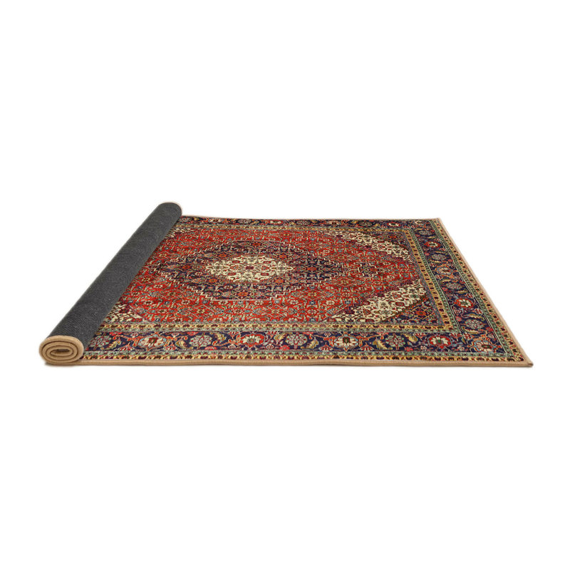 Tapis rouge à motif sud-ouest, Rond 8 pi