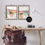  «Restless Soft Mountain Abstract», ensemble de 2 toiles flottantes encadrées par Melissa Wang-702985657-702985660