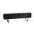 Modern Black TV Stand, 71.0 x 19.7 x 11.8 inches | 100% Melamine Coated Particle Board, Thickness: 0.7 inches | Sleek Solid Color Design, Perfect for Living Room & Entertainment Spaces, Durable and Stylish-105514843