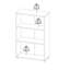 Bibliothèque en bois manufacturé à 3 tablettes Embrie-95751939