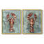Aquarelle de homard I - impression encadrée de qualité supérieure - prête à être accrochée - aucun clou requis - aucun clou requis-374784117-374784136