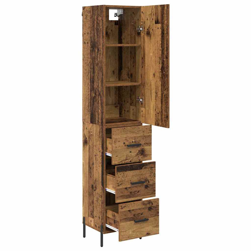 34.5cm Sideboard, Old Wood
