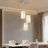 3 Lights Modern Chic Glass Pendant Light Adjustable Height-2063802871