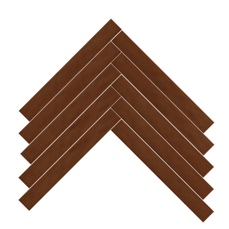 Milana 2 In. X 17 In. Ceramic Wall Tile (9.9 Sq. Ft. / Case), Caramel