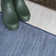 Tapis intérieur / extérieur bleu Amidon