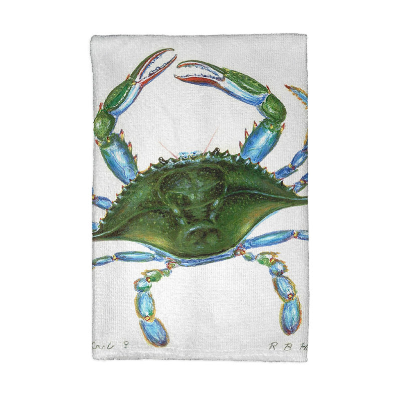 Serviette de cuisine de crabe féminine