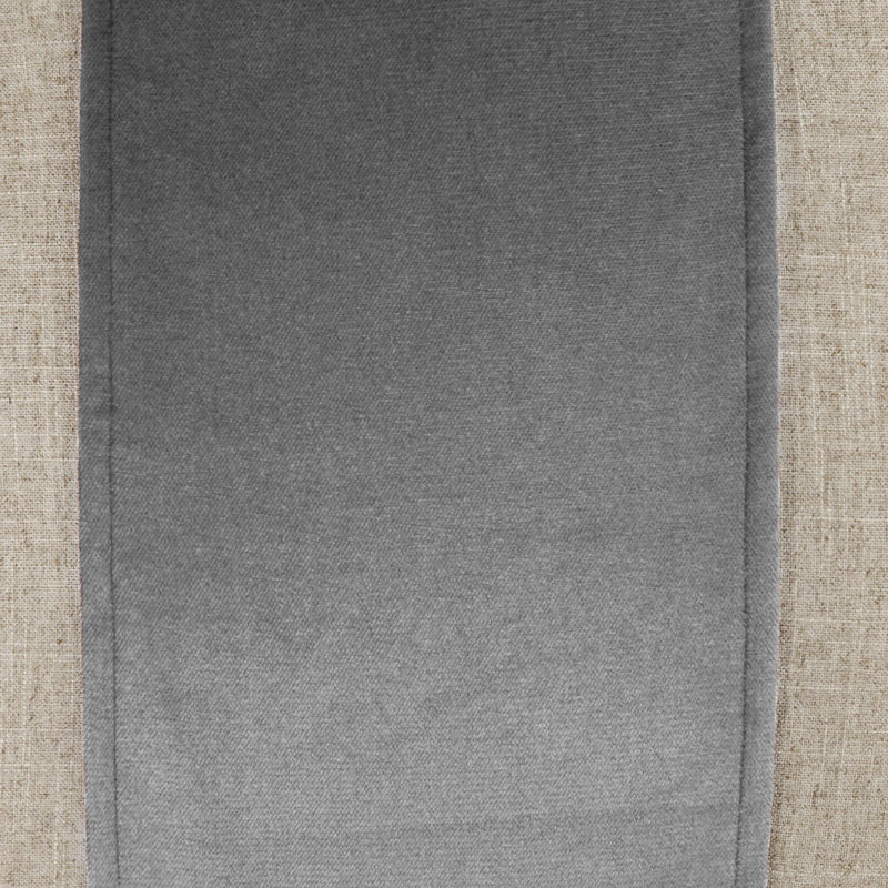 Jefferson Band Throw Pillow, Graphite, Square 22"