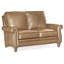 Reddish Leather Loveseat-161546519-161546611-161546612