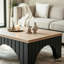 Table basse rustique carrée